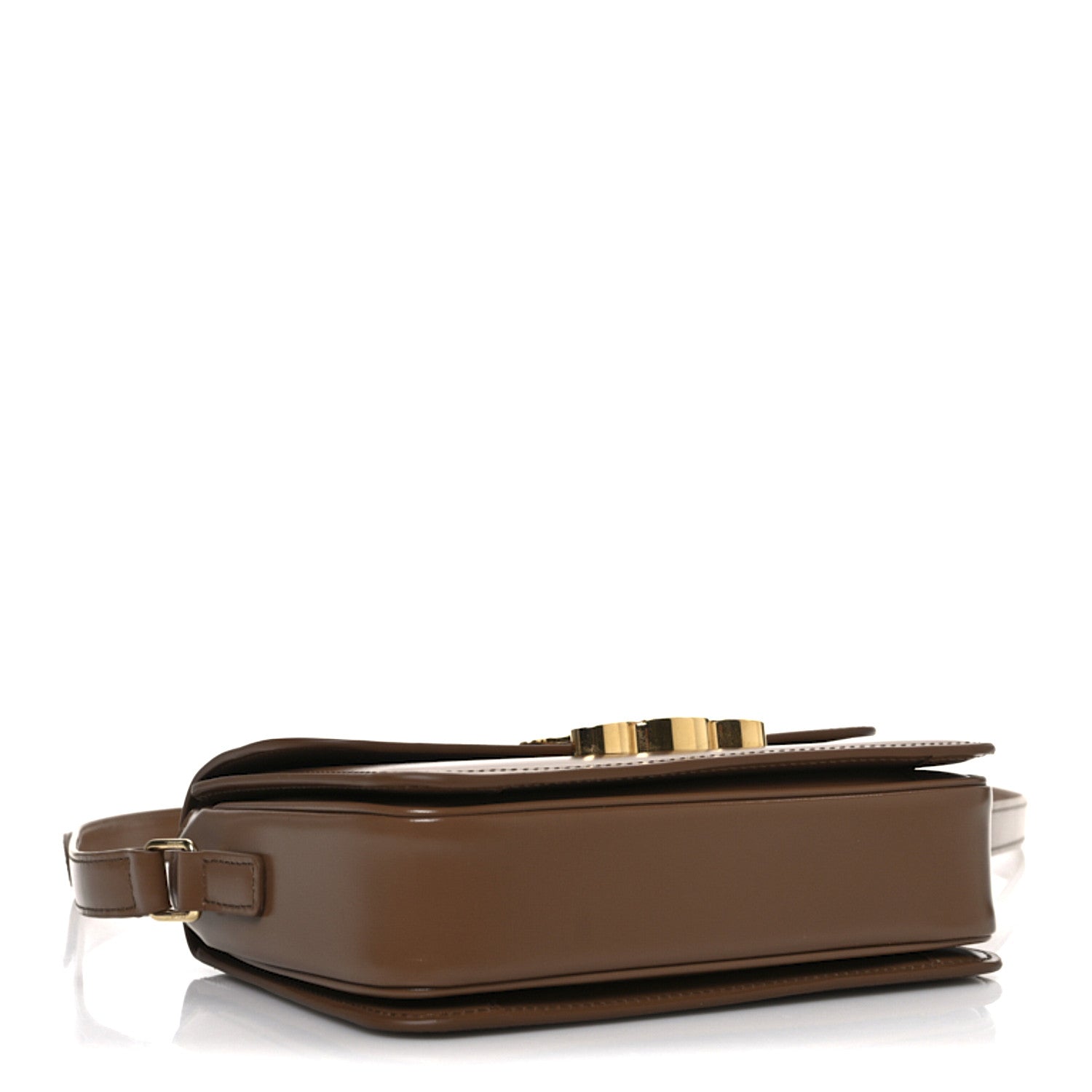 Celine Shiny Calfskin Teen Triomphe Bronze 4 of 11