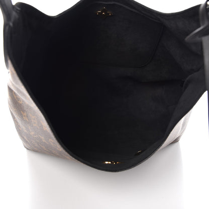 Louis Vuitton Monogram Flower Hobo Black 5 of 6