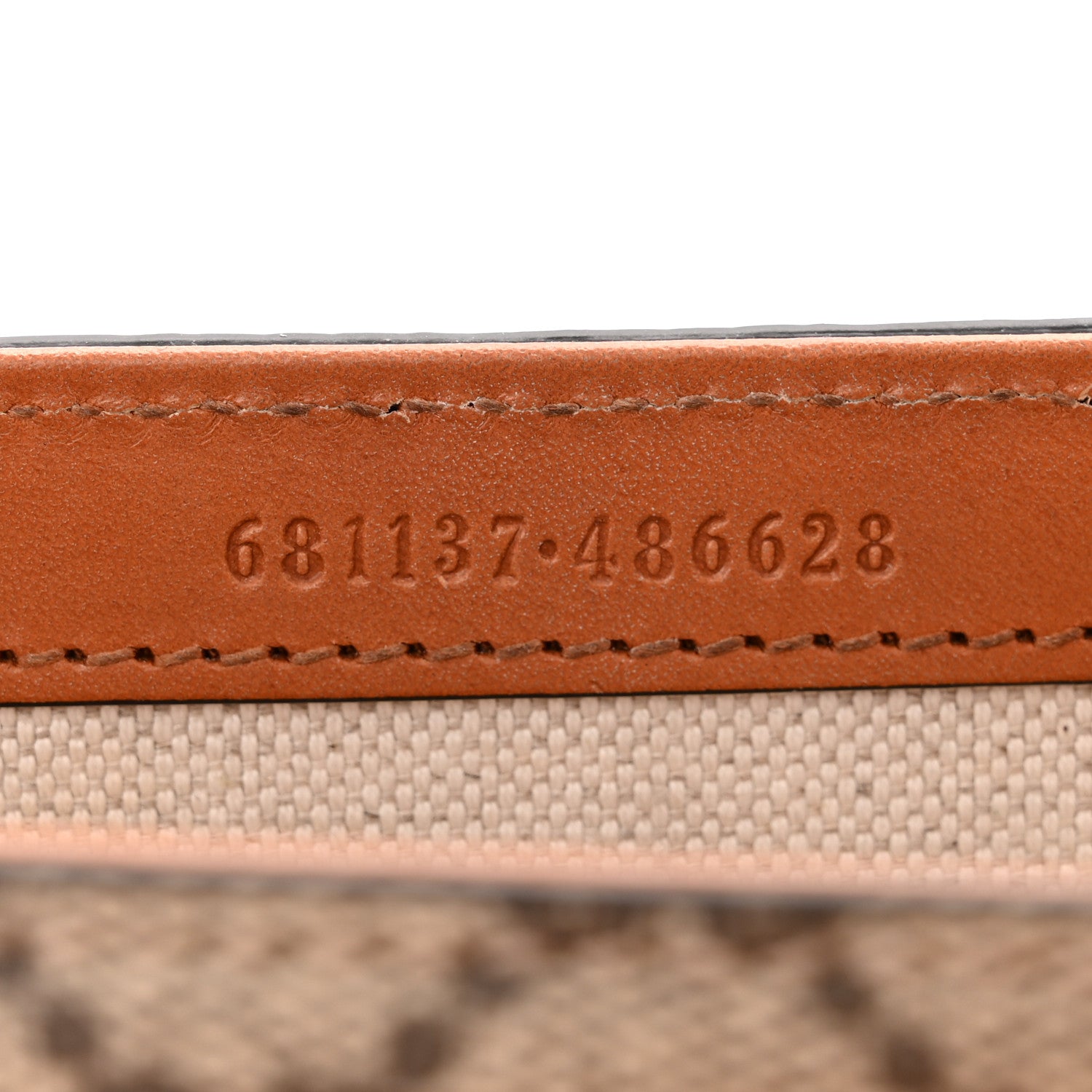 Gucci GG Supreme Monogram Web Bamboo Mini 1947 Belt Bag 95 38 Beige 7 of 11