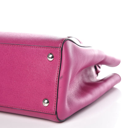 Fendi Vitello Elite Petite 2Jours Tote Magenta 13 of 13