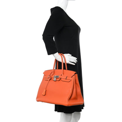 Hermes Togo Birkin 35 Orange 2 of 13