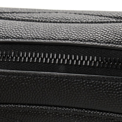 Saint Laurent Grain De Poudre Matelasse Monogram Mini Lou Camera Bag Black 11 of 11