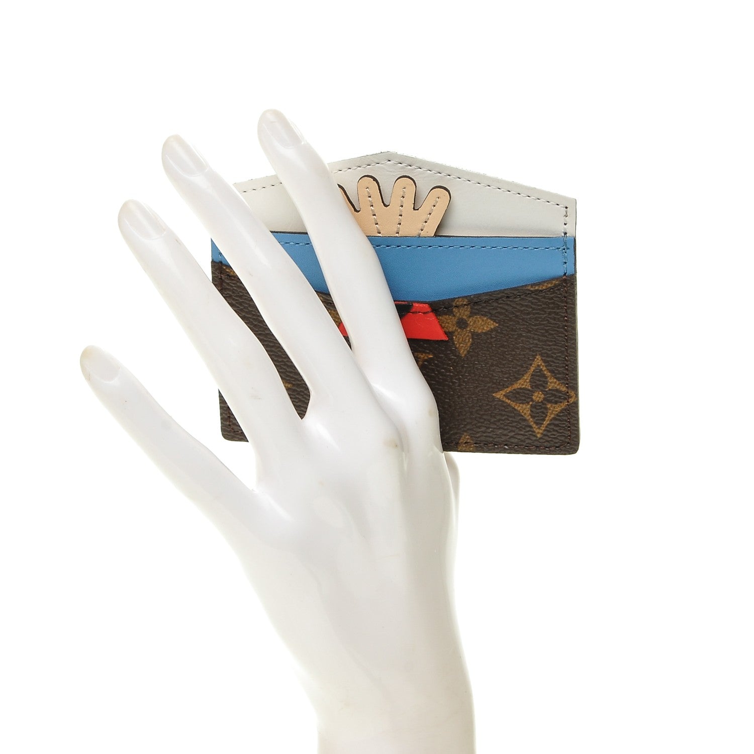 Louis Vuitton Monogram Tribal Mask Card Holder 2 of 7