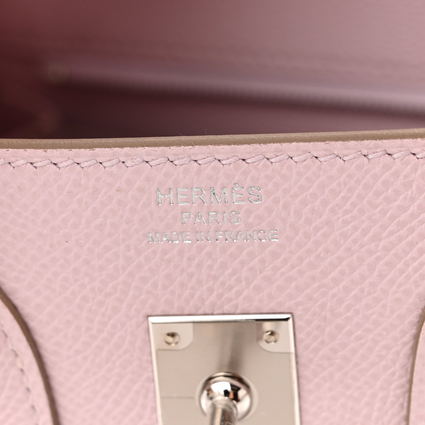 Epsom Birkin Sellier 25 Mauve Pale