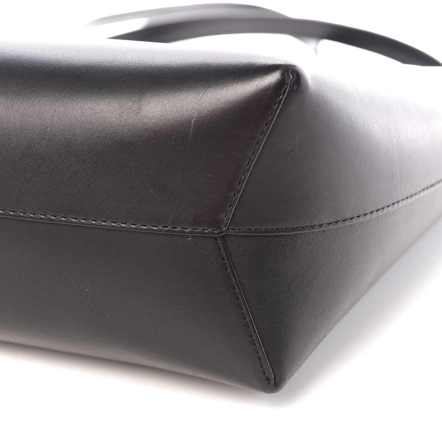 Mansur Gavriel Calfskin Small Shopping Tote Black 12 of 12