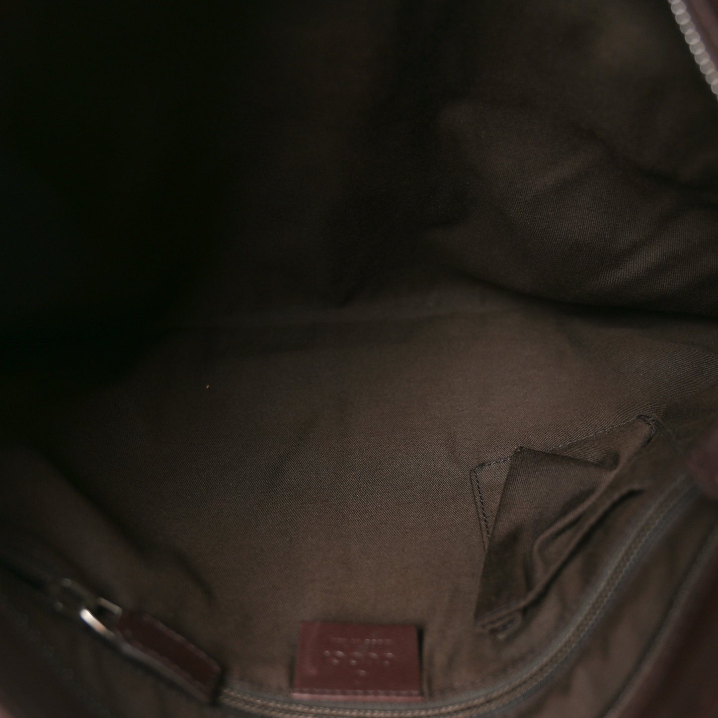 Guccissima Flat Messenger Bag Brown Dark Brown