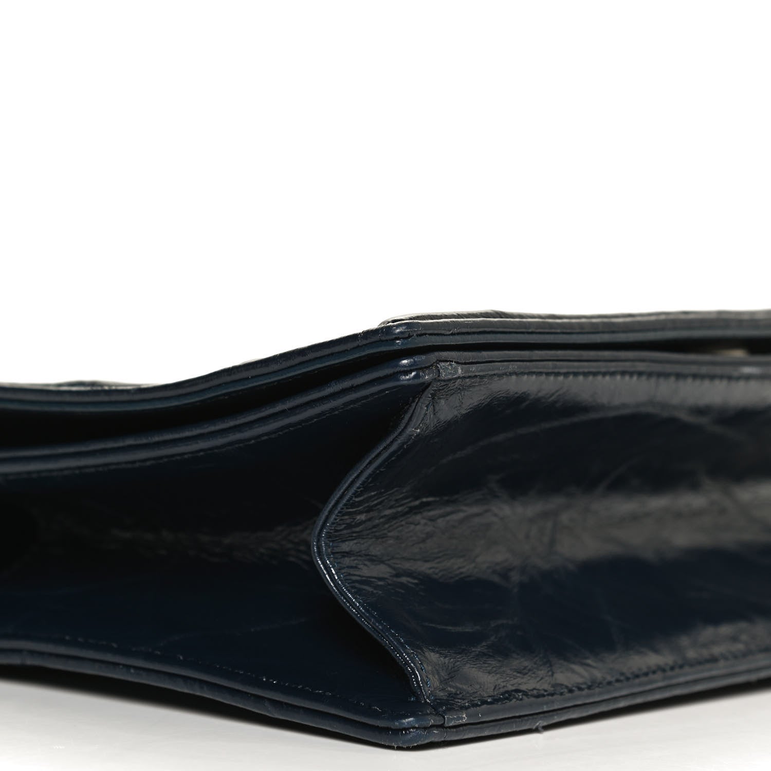 Christian Dior Crinkled Lambskin Cannage Medium Diorama Flap Bag Navy 10 of 11