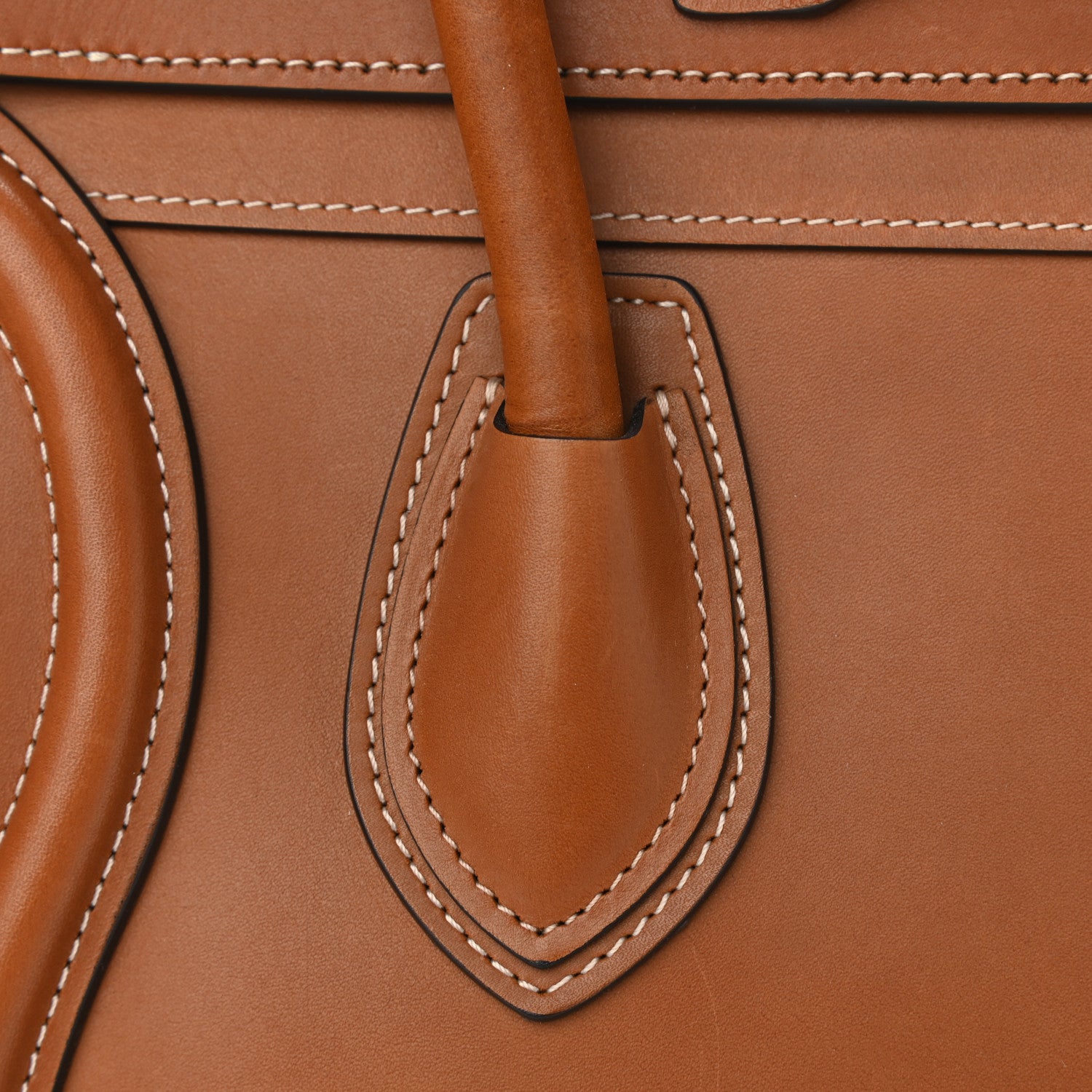 Celine Natural Calfskin Micro Luggage Tan 12 of 13