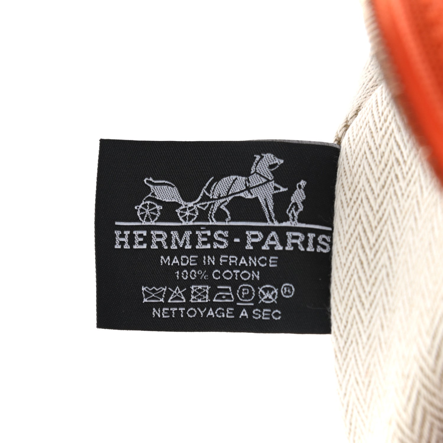 Hermes Canvas Large Bride-A-Brac Pouch Orange Feu Burgundy 6 of 6