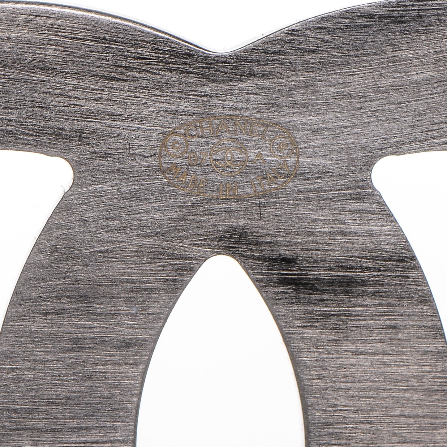 Ruthenium Crystal Enamel CC Brooch