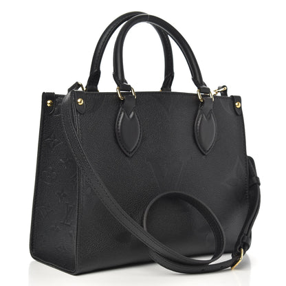 Louis Vuitton Empreinte Monogram Giant Onthego PM Black 3 of 7