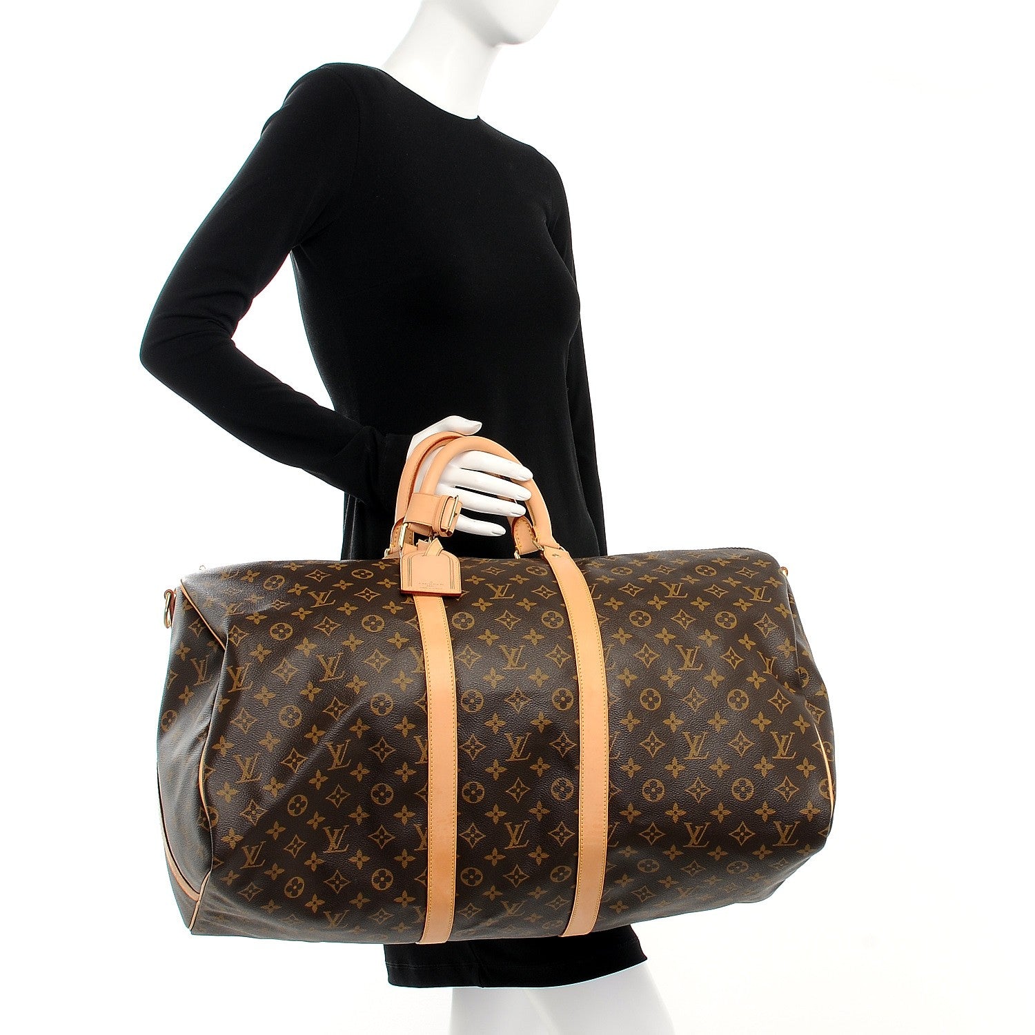 Louis Vuitton Monogram Keepall Bandouliere 55 3 of 8