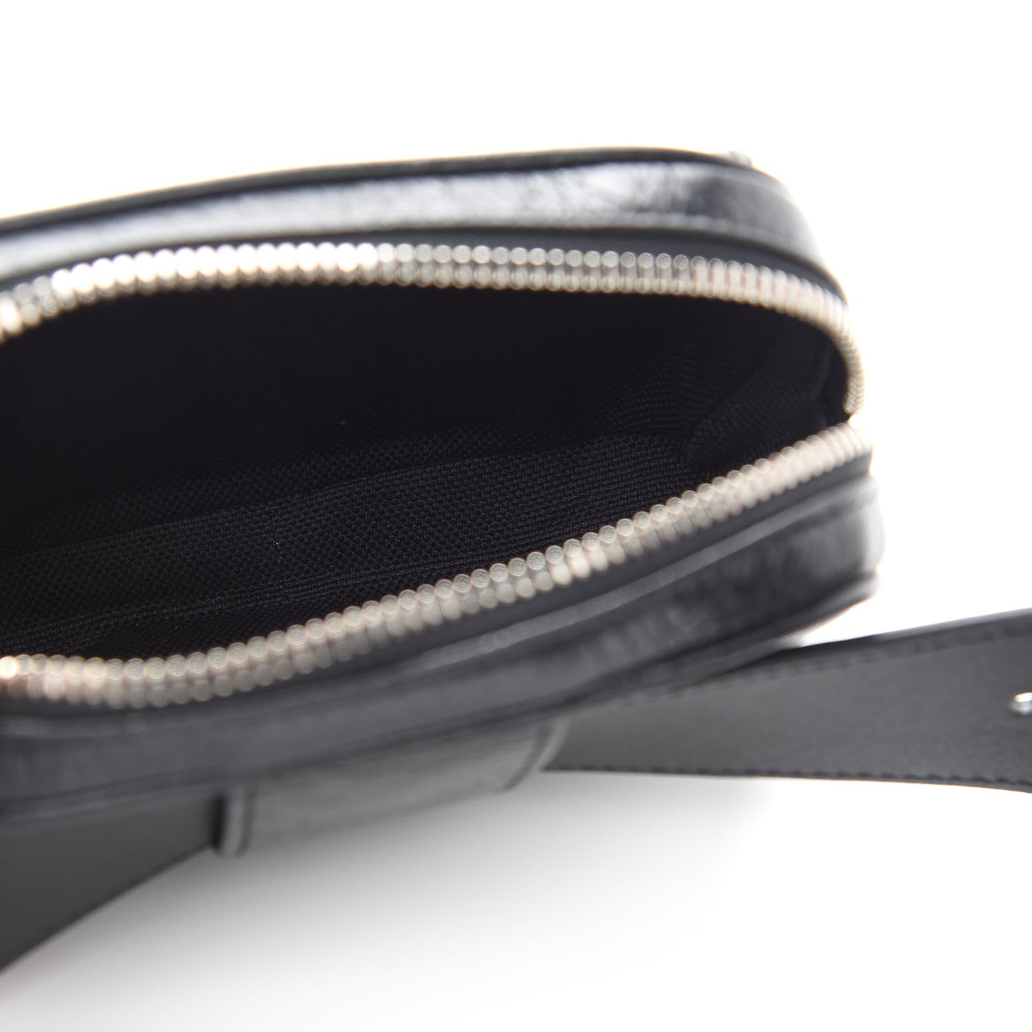 Gucci Fluffy Calfskin Mini Morpheus Belt Bag 70 28 Black 5 of 11