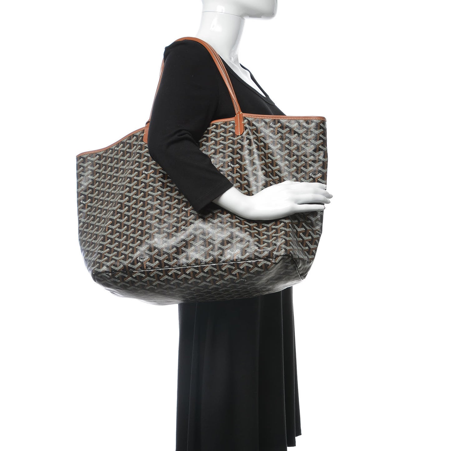 Goyardine Saint Louis GM Black Gold