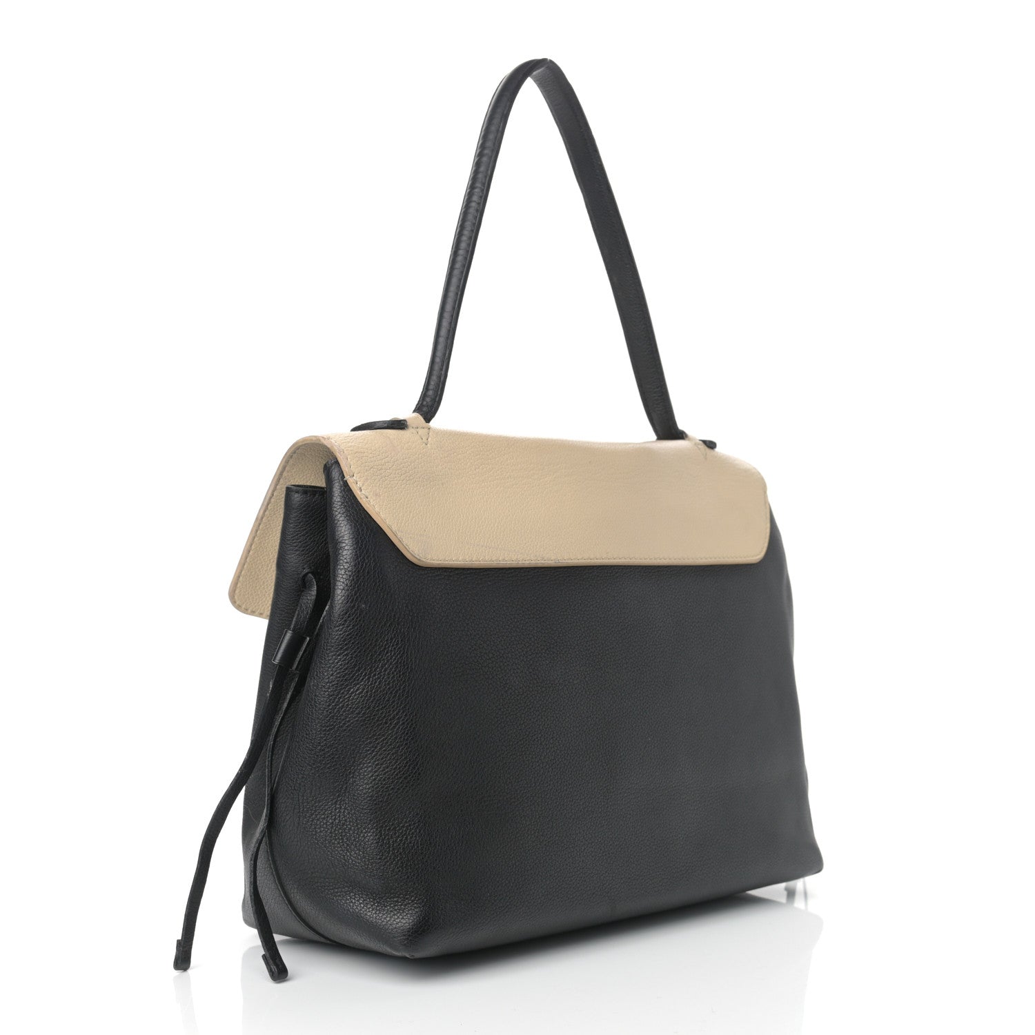 Louis Vuitton Calfskin Lockme MM Vanille Black 3 of 22