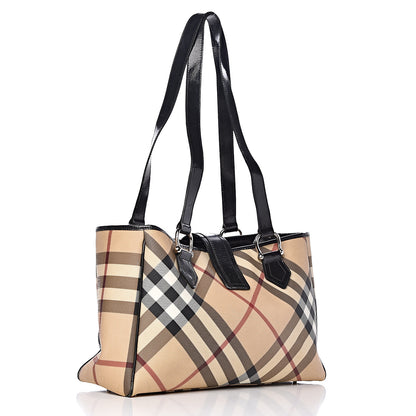 Burberry Nova Check Diaper Bag Black 4 of 17