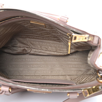 Prada Saffiano Small Galleria Double Zip Tote Cammeo 6 of 19