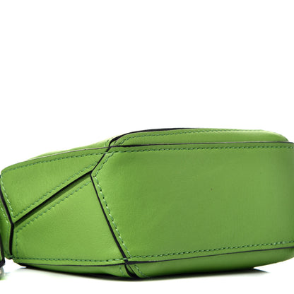 Loewe Calfskin Nano Puzzle Bag Apple Green 7 of 8
