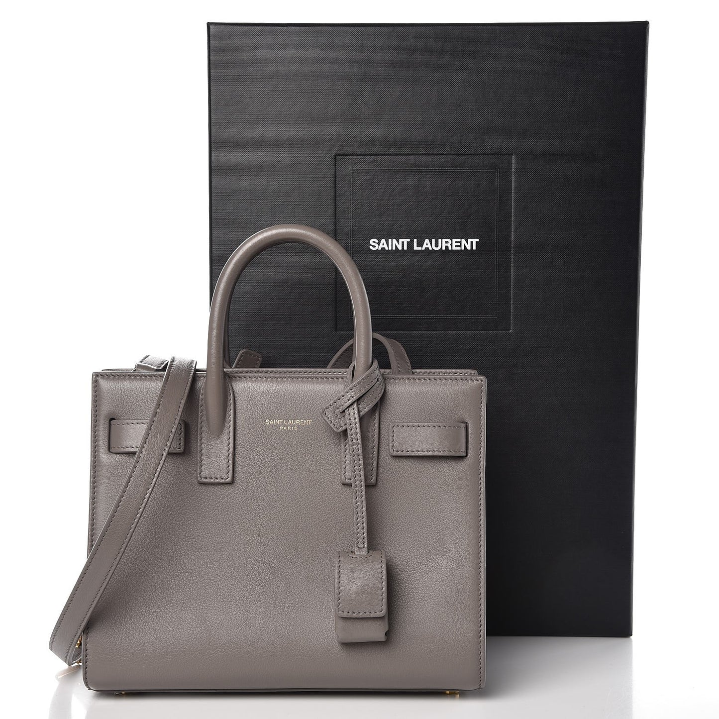 Calfskin Nano Sac De Jour Fog