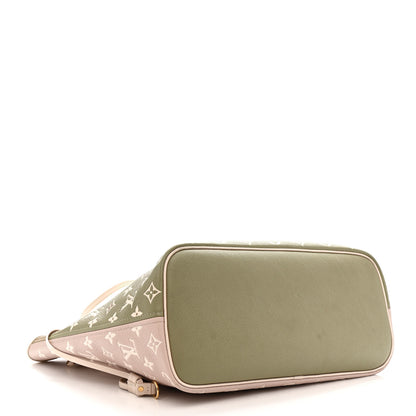 Louis Vuitton Empreinte Monogram Spring In The City Neverfull MM Kaki Beige Cream 4 of 10
