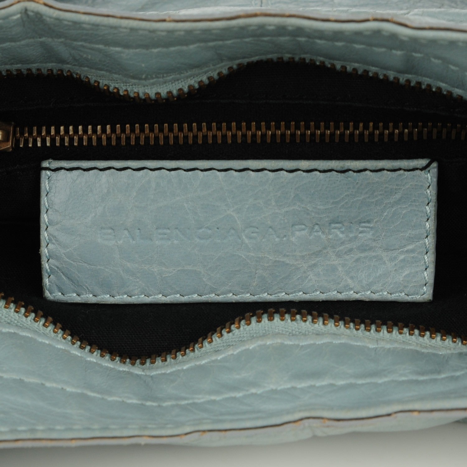 Balenciaga Agneau Classic Hardware Part Time Bleu Acier Ciel 6 of 13