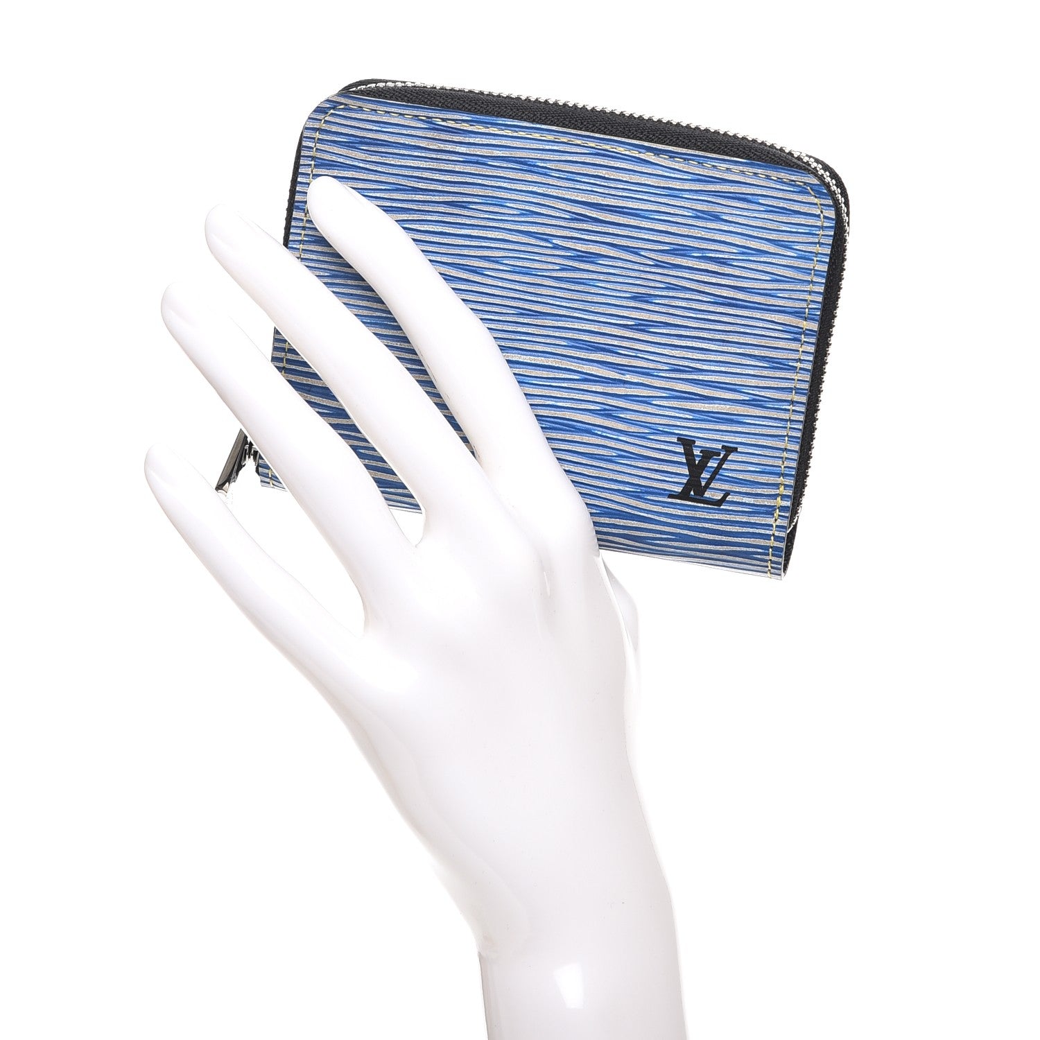 Louis Vuitton Epi Zippy Coin Purse Denim Light 2 of 8