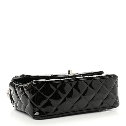 Chanel Patent Calfskin Quilted Mini Rectangular Flap Black 4 of 10