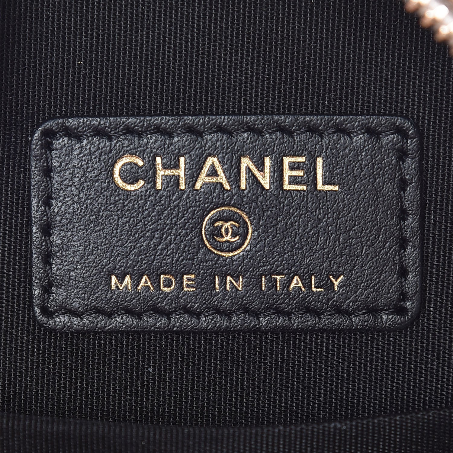 Chanel Caviar Quilted Round Filigree Crossbody Beige Black 6 of 7