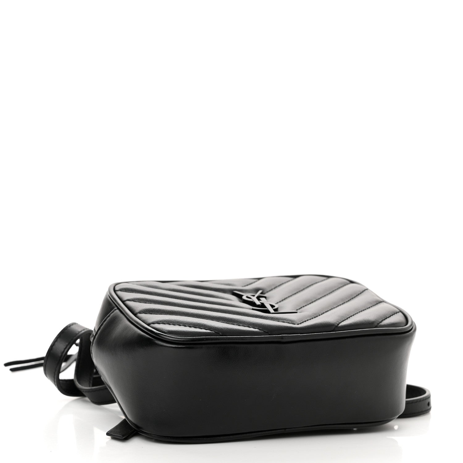Saint Laurent Calfskin Matelasse Monogram Lou Belt Bag Black 4 of 11