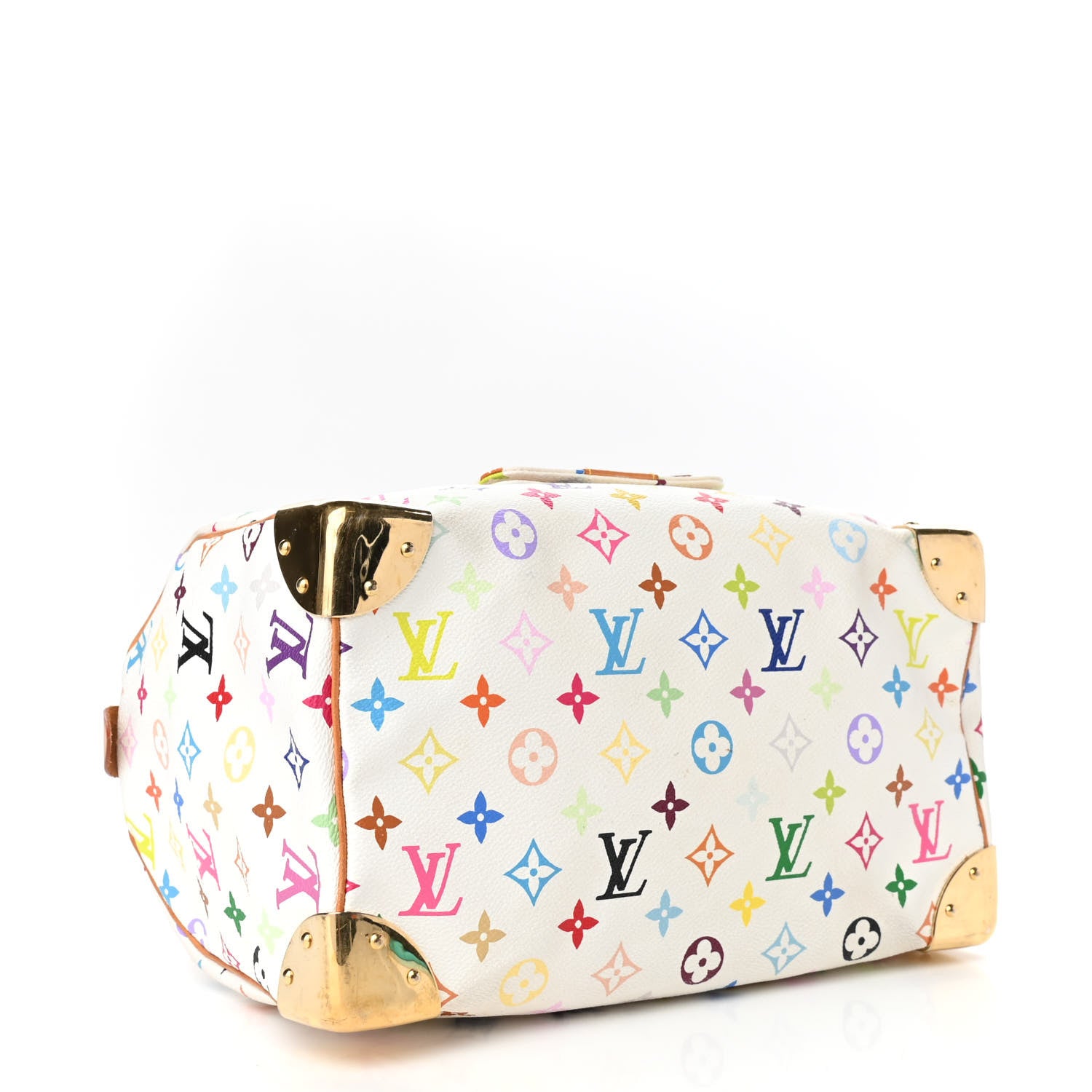 Louis Vuitton Monogram Multicolor Speedy 30 White 4 of 7