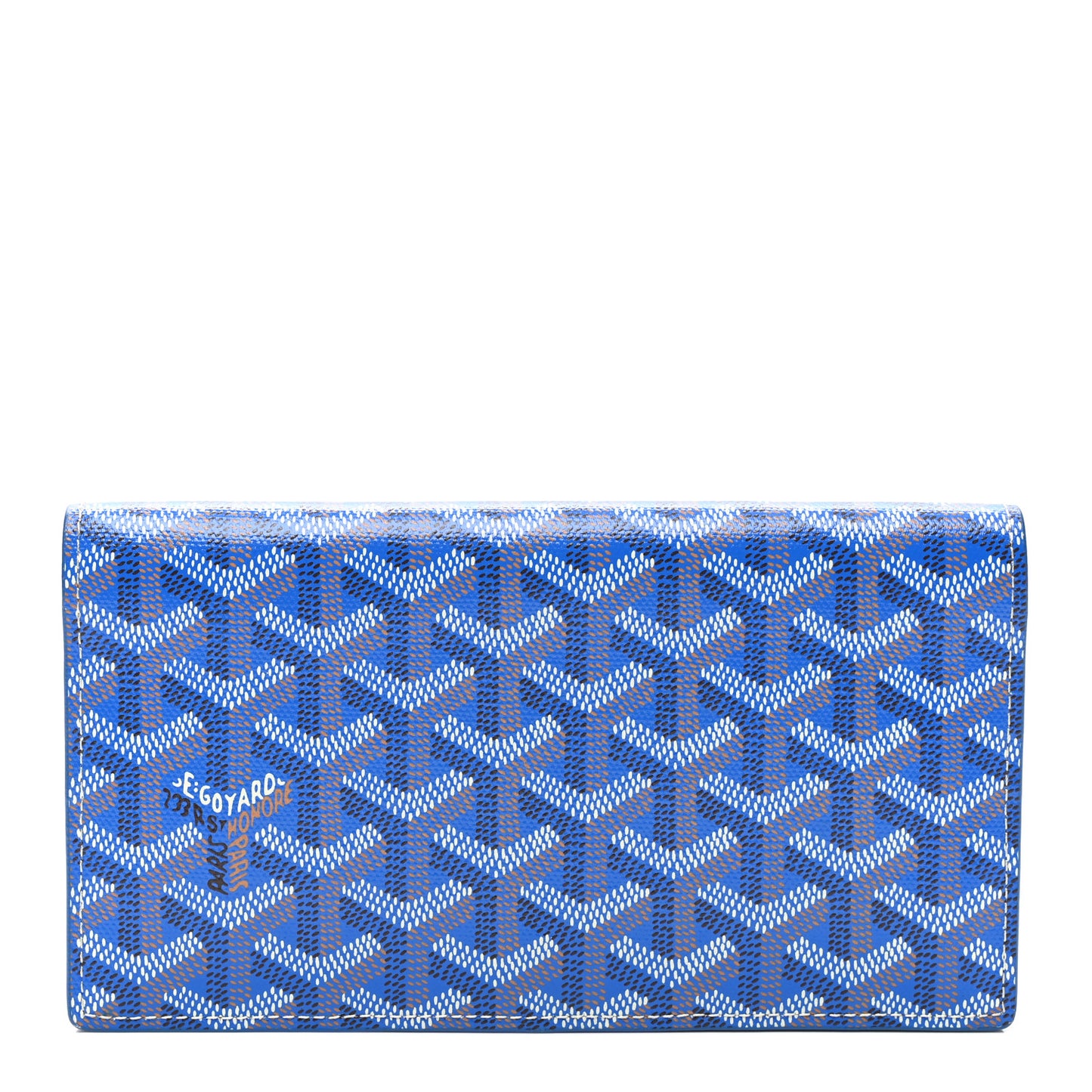 Goyardine Richelieu Wallet Sky Blue