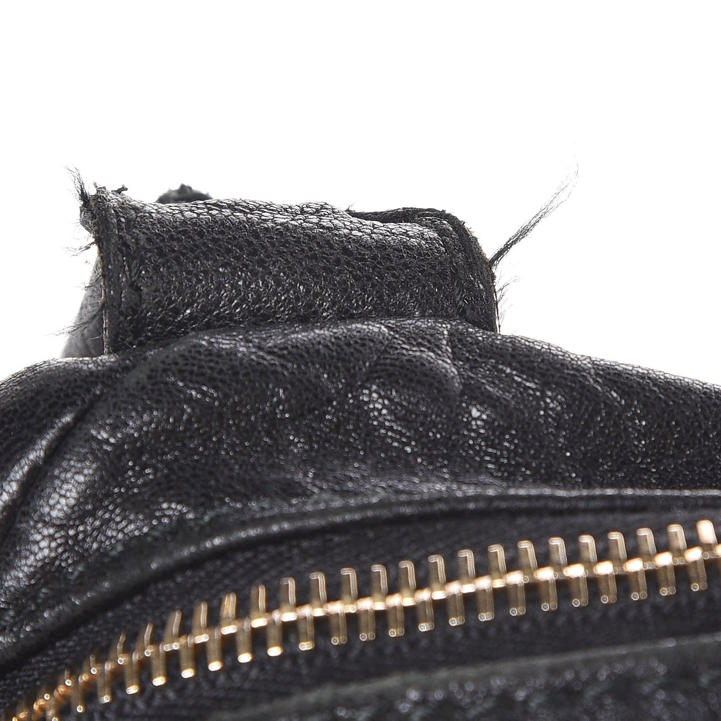 Pebbled Lambskin Medium Easy Sac Black