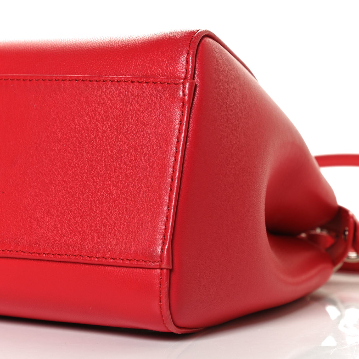 Fendi Nappa Mini Peekaboo Iconic Satchel Fiamma 18 of 24