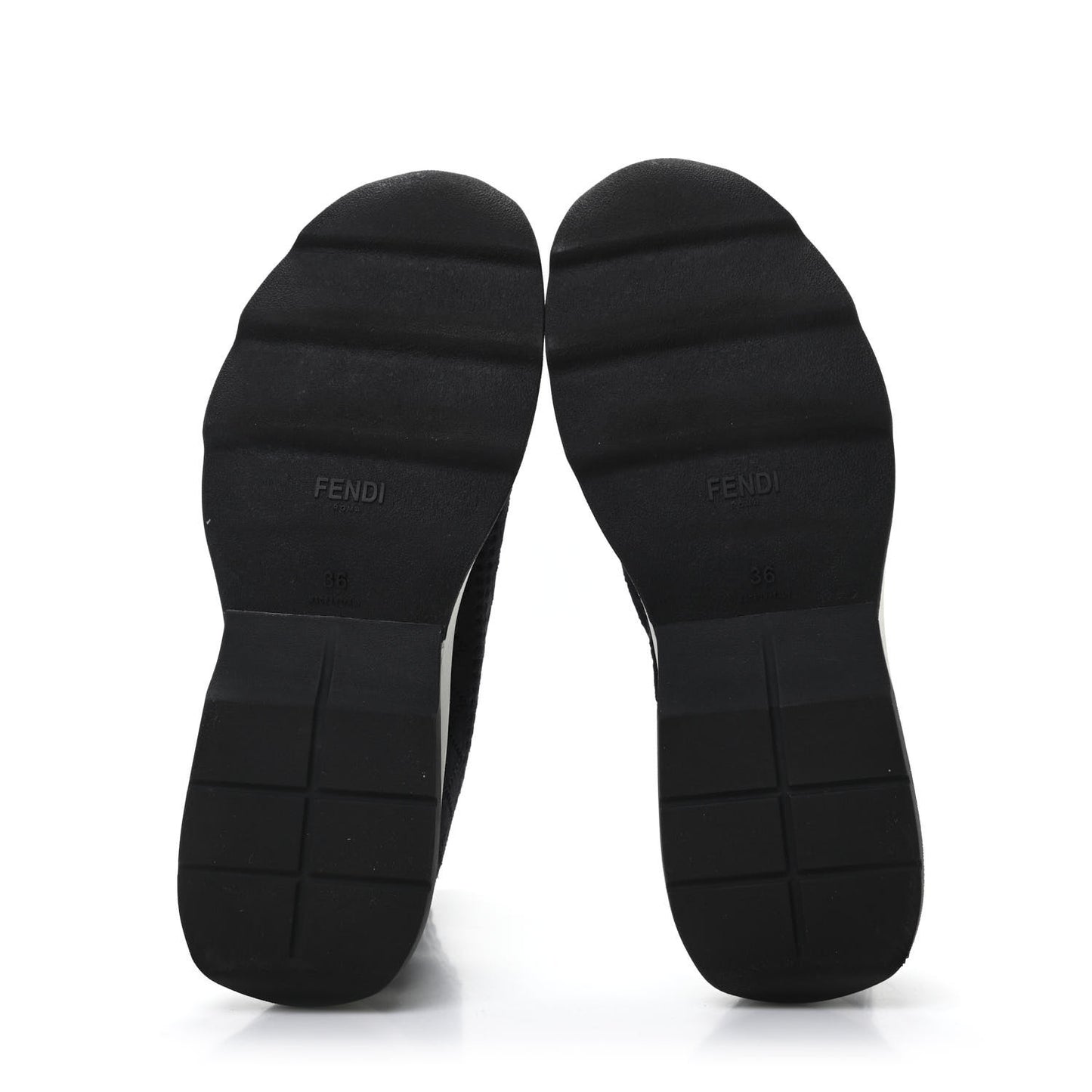 Stretch Knit Womens Sock Sneakers 36 Black