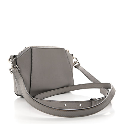 Givenchy Sugar Goatskin Nano Antigona Pearl Grey 2 of 10