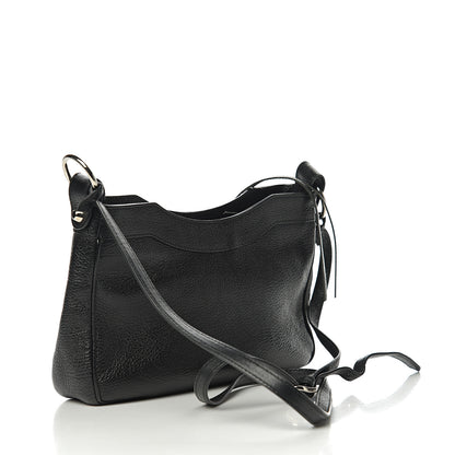 Balenciaga Chevre Silver Metallic Edge Hardware Hip Black 2 of 9