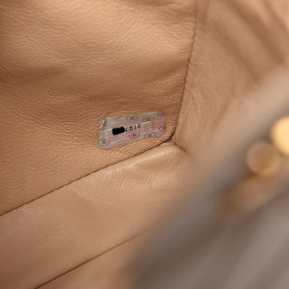 Chanel Lambskin Quilted Medium Double Sided Flap Beige 8 of 25