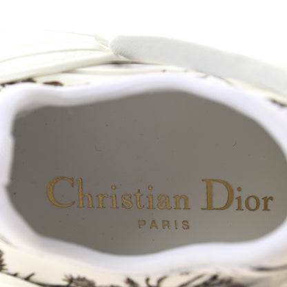 Christian Dior Neoprene Rubber Champetre Print Womens D-Connect Sneakers 35.5 White Multicolor 7 of 9