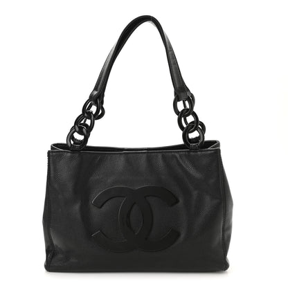 Chanel Caviar Bekko Chain Tote Black 1 of 10