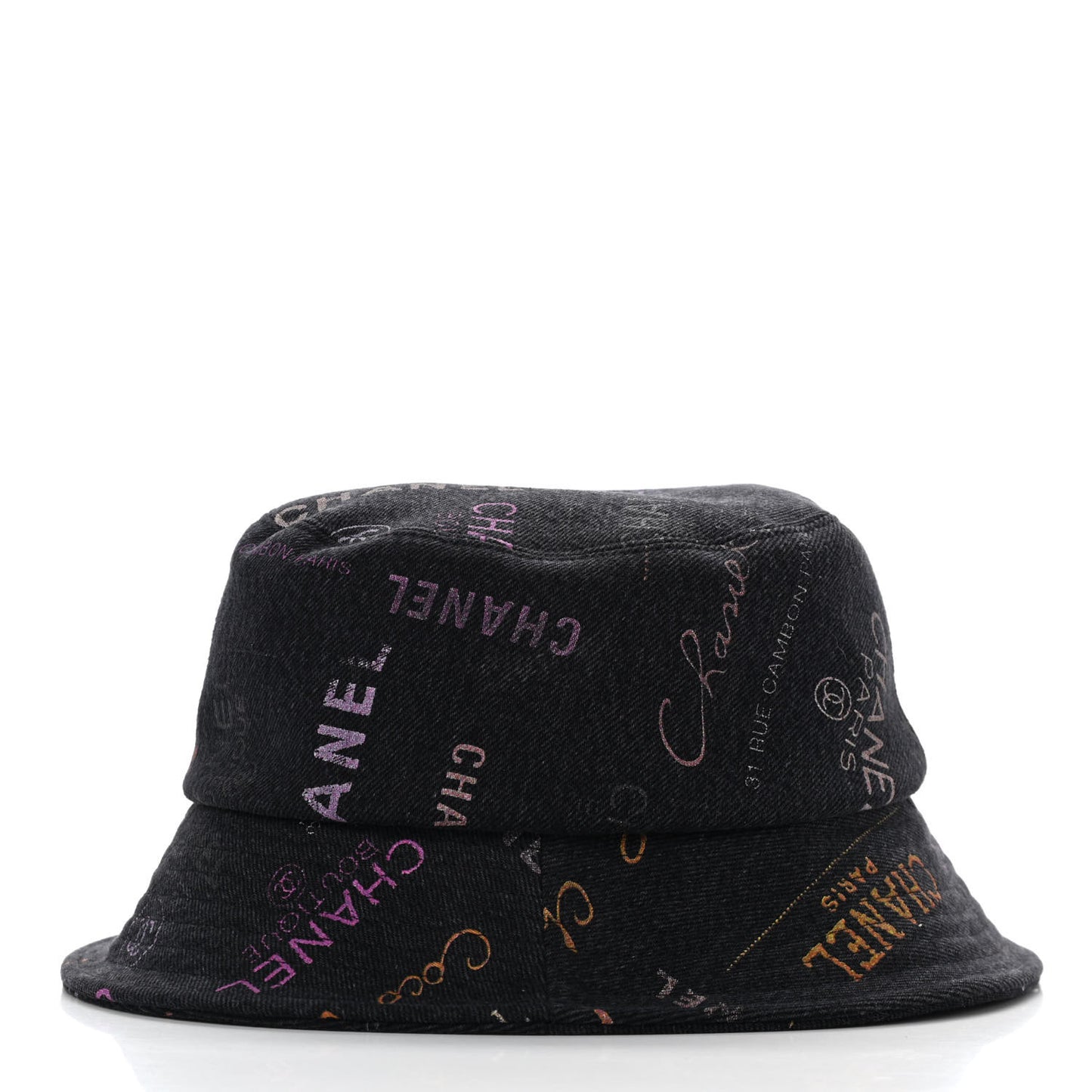Denim Mood Cloche Bucket Hat S Black