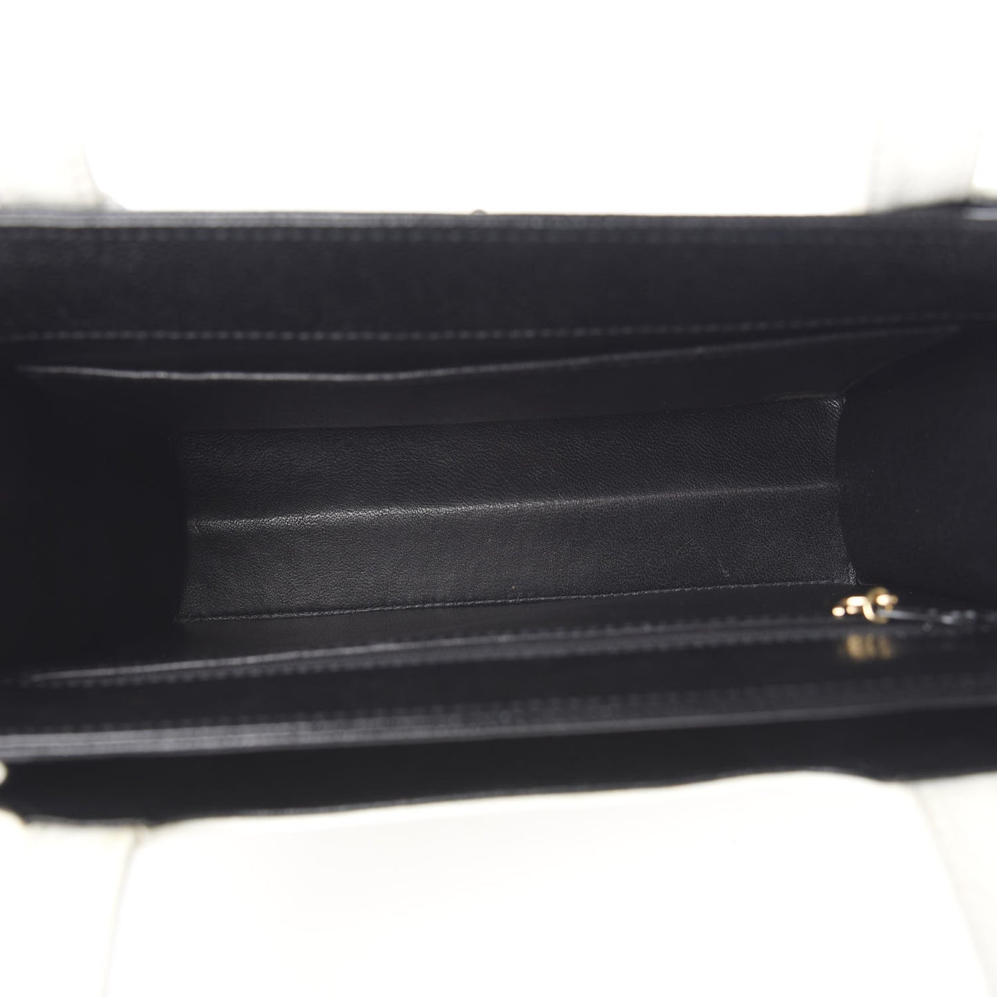 Caviar Mademoiselle Shoulder Bag Black White