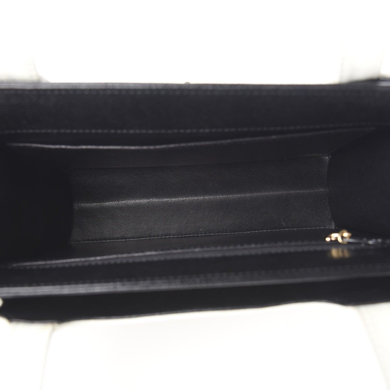 Chanel Caviar Mademoiselle Shoulder Bag Black White 4 of 9