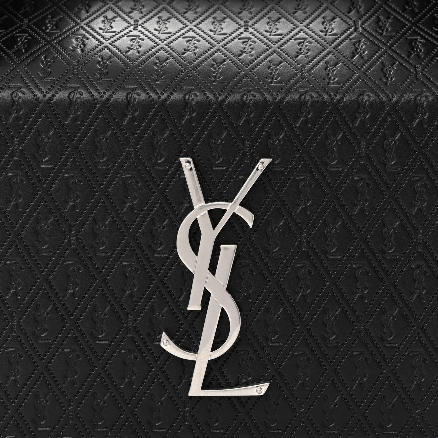 Calfskin Monogram Take Away Box Black