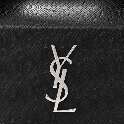 Saint Laurent Calfskin Monogram Take Away Box Black 7 of 9