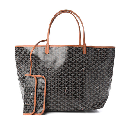 Goyard Goyardine Saint Louis GM Black Gold 1 of 9