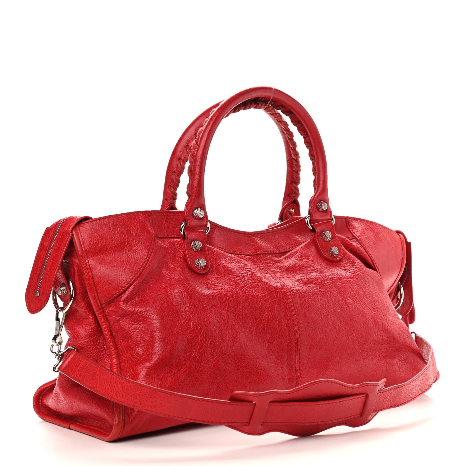 Balenciaga Agneau Arena Giant 12 Silver Hardware Part Time Coquelicot Rouge Coquelicot 3 of 13