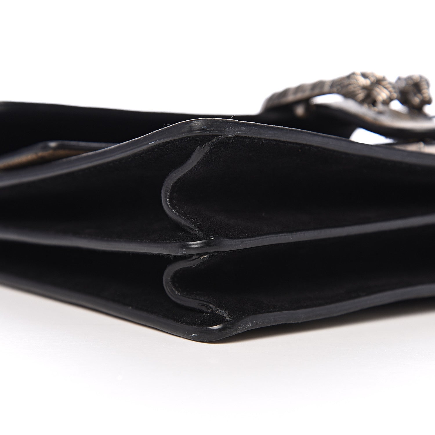 Gucci GG Supreme Monogram Medium Dionysus Shoulder Bag Black 10 of 12