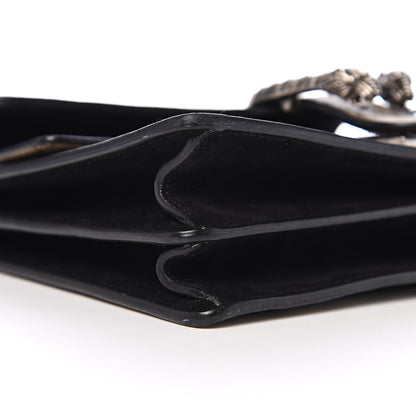 Gucci GG Supreme Monogram Medium Dionysus Shoulder Bag Black 10 of 12