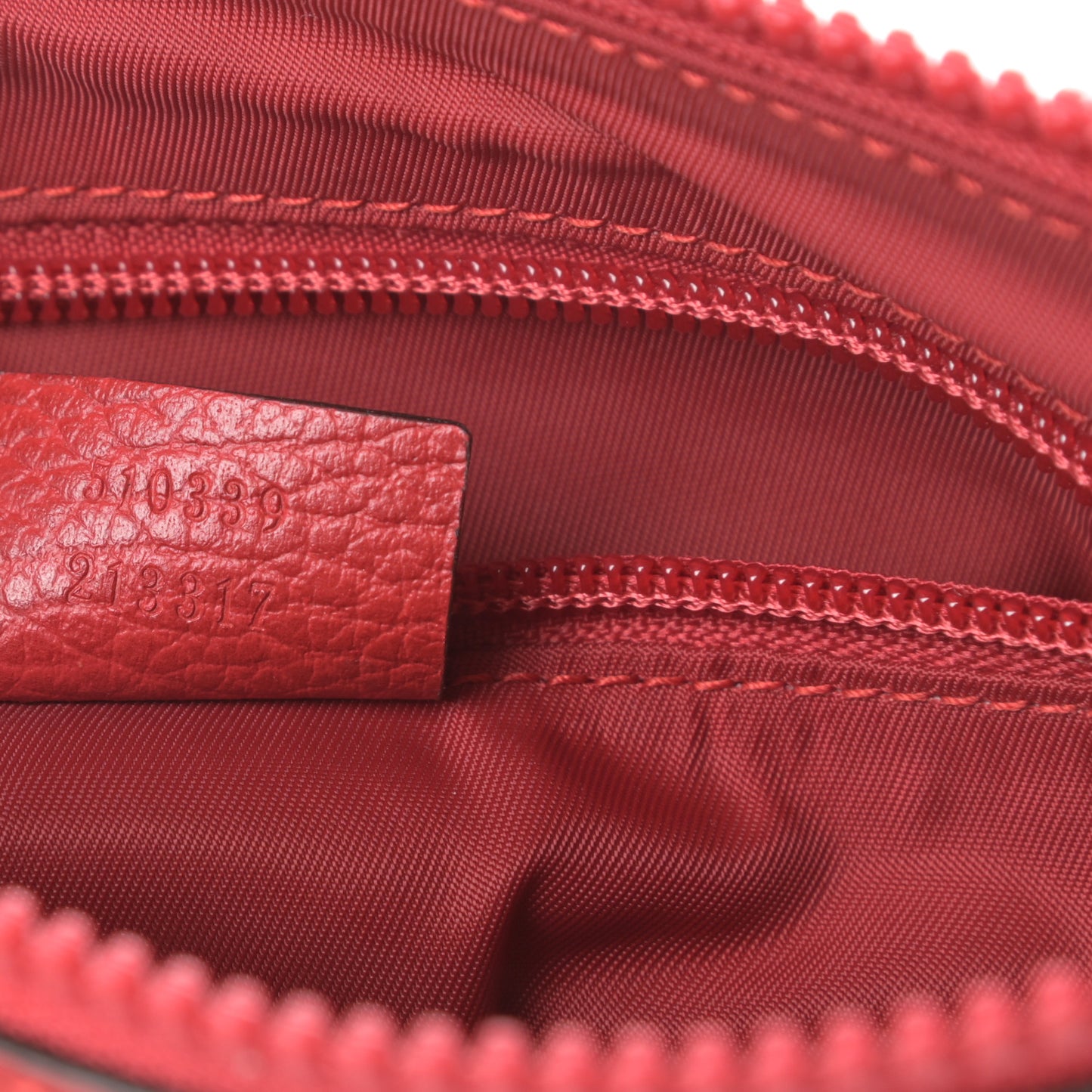 Nylon Monogram Dollar Calfskin Small Flat Messenger Bag Vibrant Red