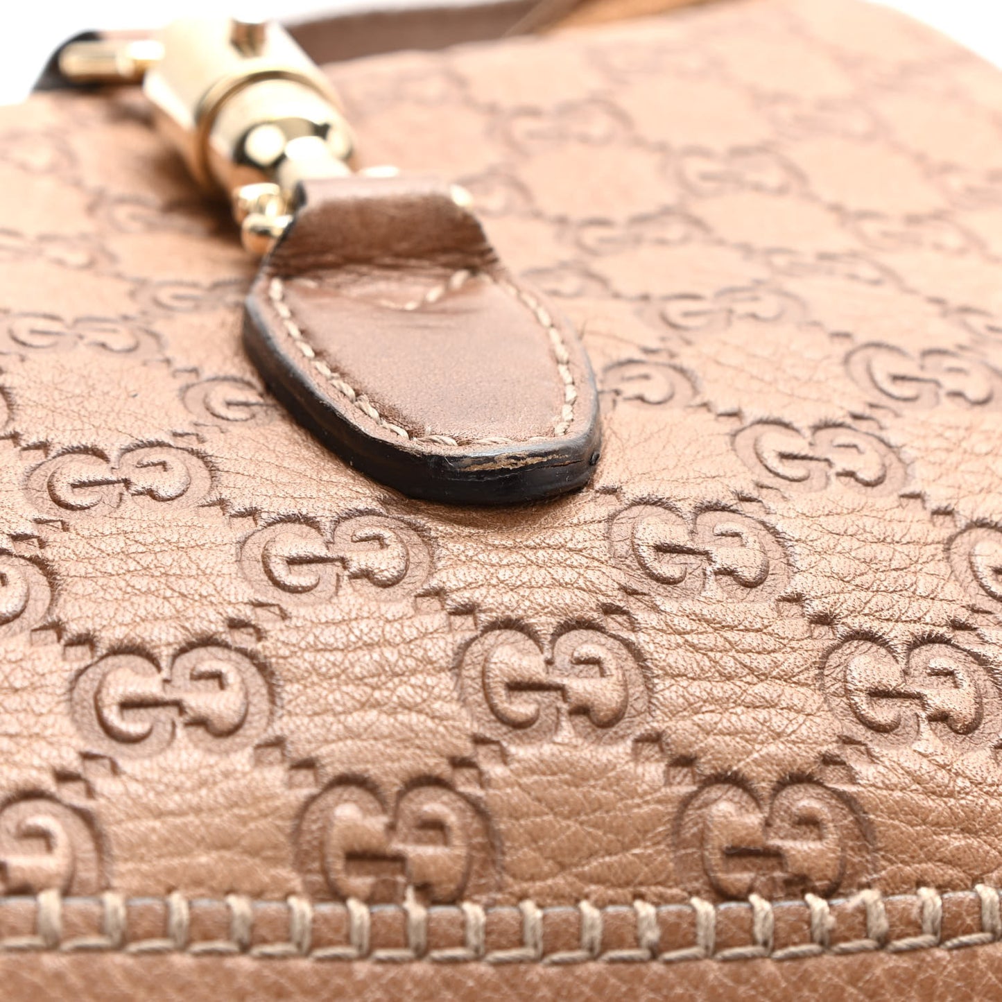 Guccissima Old Libeccio Medium New Jackie Hobo Old Naturale